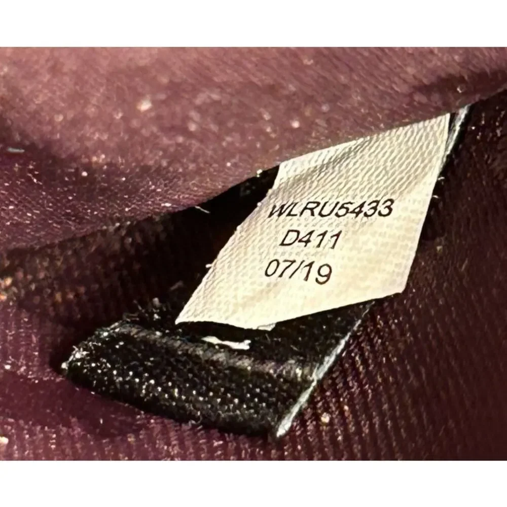 Kate Spade Cameron Small Flap Leather Burgundy Crossbody Bag